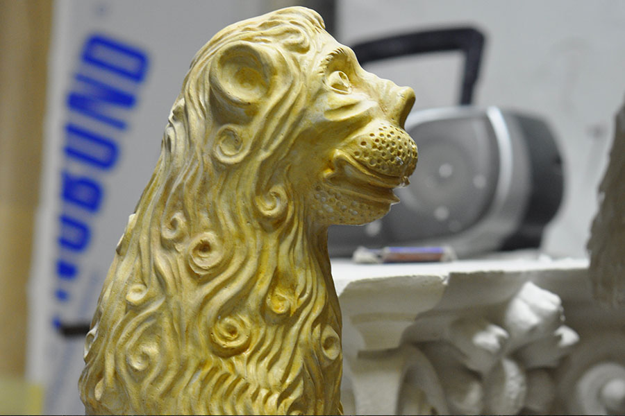 Figur Gussarbeit